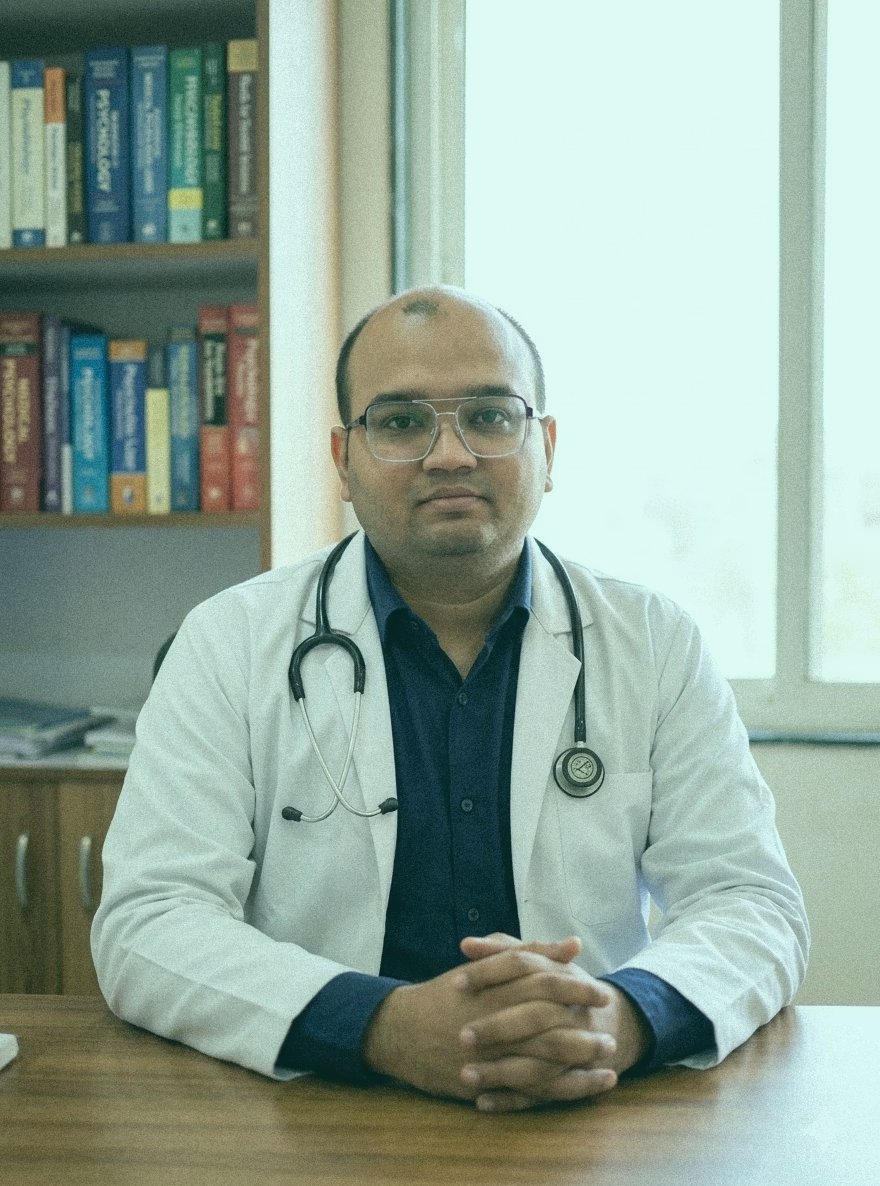 Dr Plabon Saikia, Psychiatry specialist at Healthwrx Guwahati